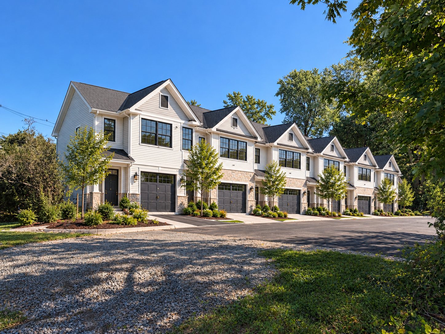 Rendering of the OES Properties townhomes under construction in Randolph, NJ